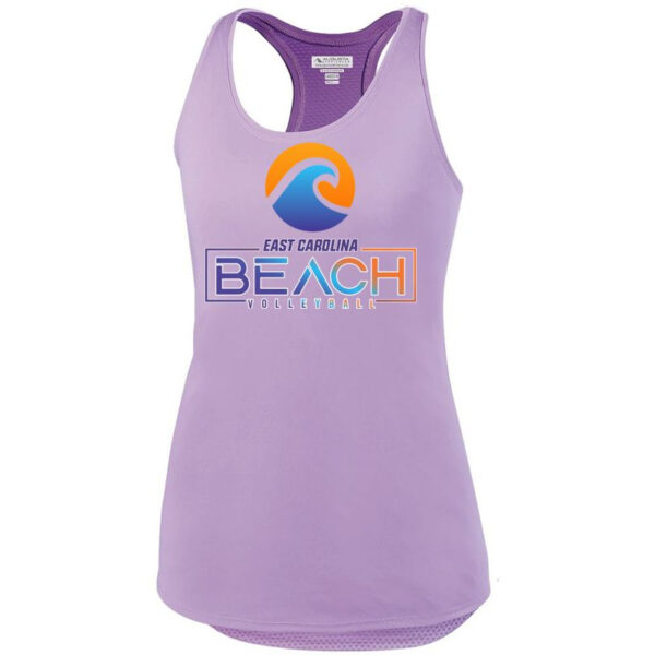 Alternative view of EC Beach | Women's Sojourner Tank | Big Wave Logo