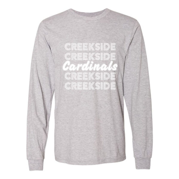 Alternative view of Creekside | Long-Sleeve Cotton Tee | Stack Design