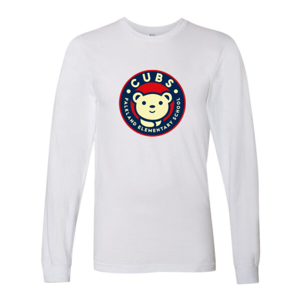 Falkland Long-Sleeve Cotton Tee | Circle Design | Multiple Colors