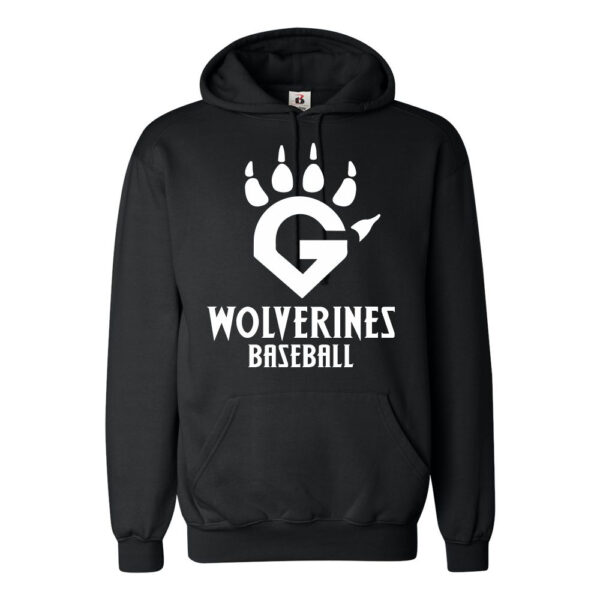 Alternative view of Greenville Wolverines | Fleece Performance Hoodie | Claw Logo