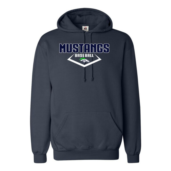 Alternative view of Overton's Baseball Performance Hoodie | Plate Logo