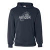 AG Cox Middle | Performance Fleece Hoodie | Pixel Flag Design