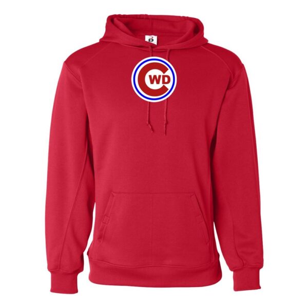 Alternative view of CWD Performance Hoodie | Small Logo