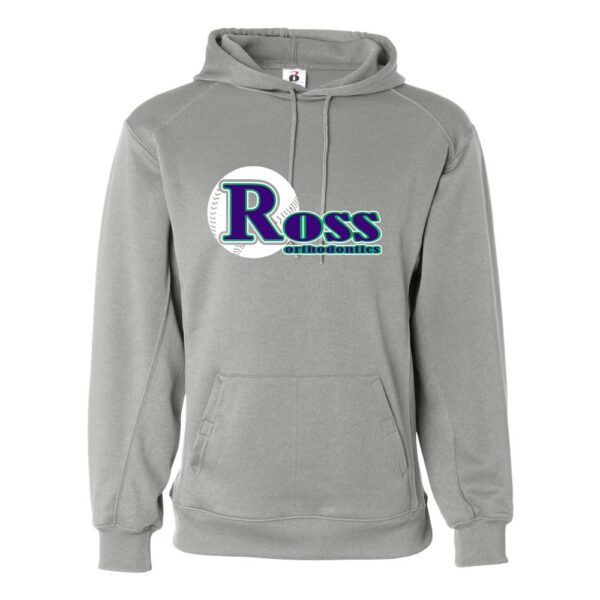 Alternative view of Ross Baseball Performance Hooded Sweatshirt | Multiple Colors