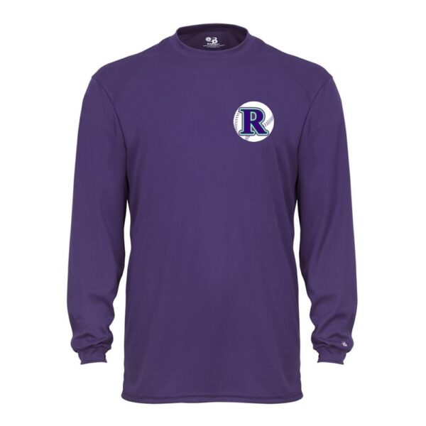 Ross Baseball Long-Sleeve Performance Tee | Small Logo