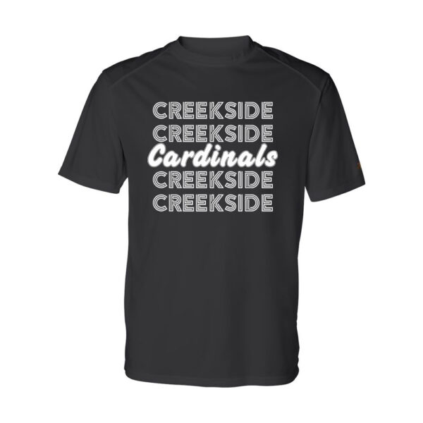 Alternative view of Creekside | Performance T-Shirt | Stack Design