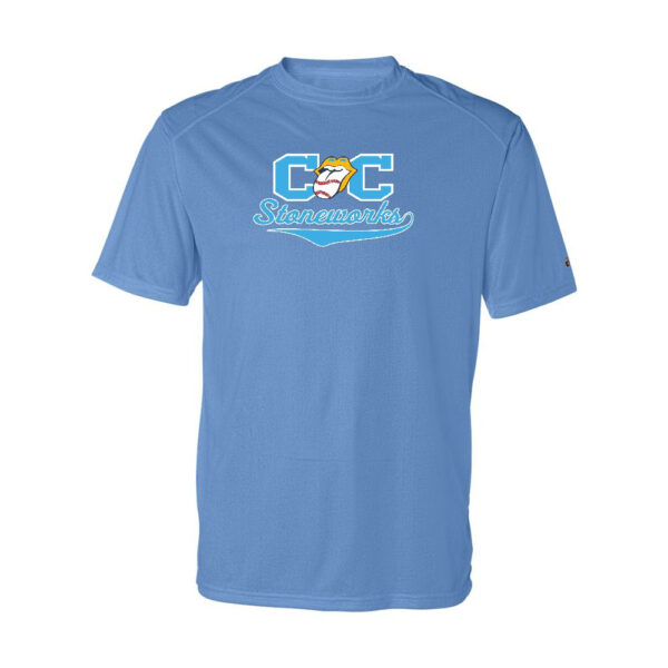 Alternative view of C&C Baseball Basic Performance Tee | Rolling C&C Design
