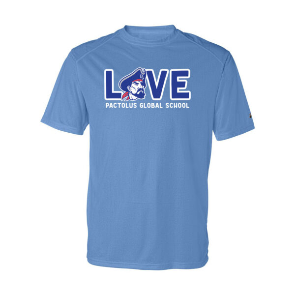 Alternative view of Pactolus Global | Love Design | Short-Sleeve Performance Tee