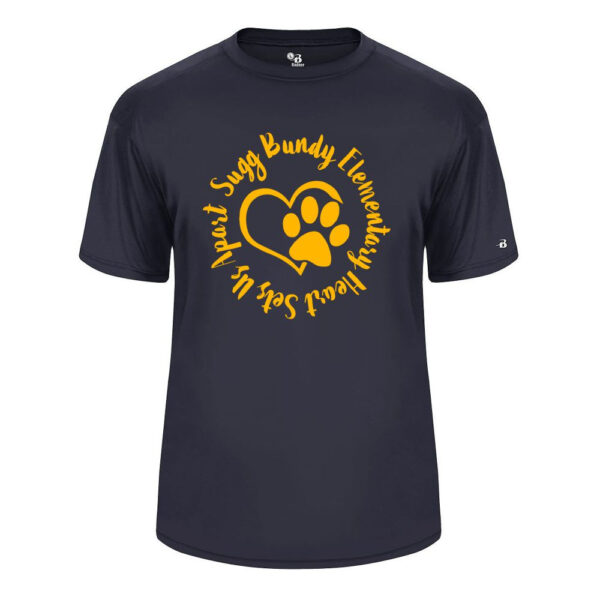 Alternative view of Sugg Bundy Basic Performance Tee | Heart Sets Us Apart |  Multiple Colors