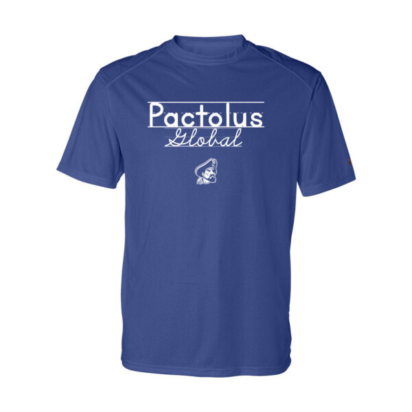 Alternative view of Pactolus Global | Handwriting Design | Short-Sleeve Performance Tee
