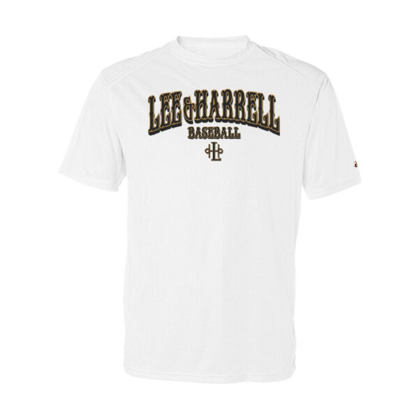 Alternative view of Lee & Harrell Baseball | Word Arch Logo | Short-Sleeve Performance Tee