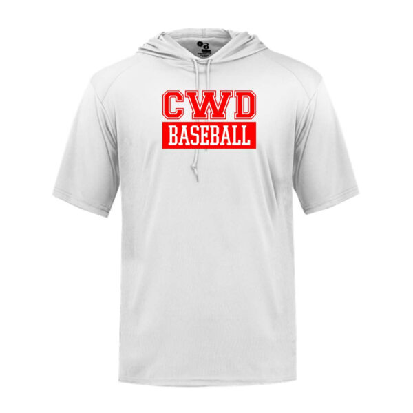 CWD | CWD Baseball Logo | Short-Sleeve Hooded Performance T-Shirt