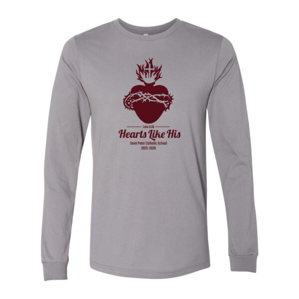 Alternative view of 2025-2026 Saint Peter Catholic School | 100% of Proceeds Benefit SPCS | Long-Sleeve Cotton Tee