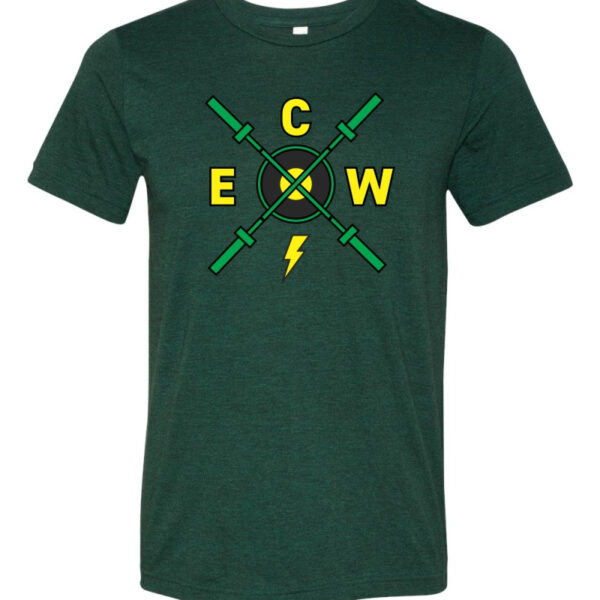Alternative view of East Carolina Weightlifting | Triblend T-Shirt | Multiple Colors