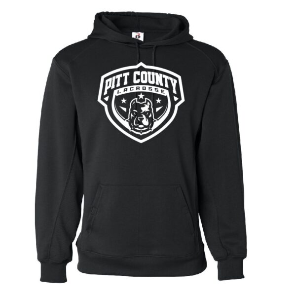 Pitt County Lacrosse Cotton Hooded Sweatshirt | Shield Logo | Multiple Colors