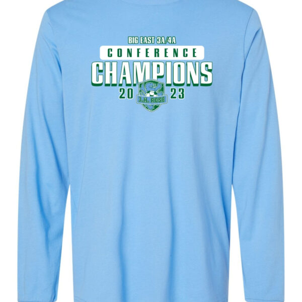 Alternative view of JH Rose Soccer | 2023 Conference Champions | Cotton Tee