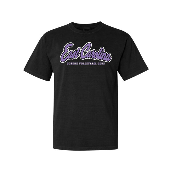 Alternative view of ECJVC | Script Design | Short-Sleeve Comfort Colors
