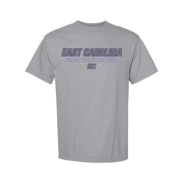 Alternative view of ECJVC | Word Logo Grey Logo | Short-Sleeve Comfort Colors