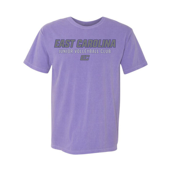 ECJVC | Word Logo Grey Logo | Short-Sleeve Comfort Colors