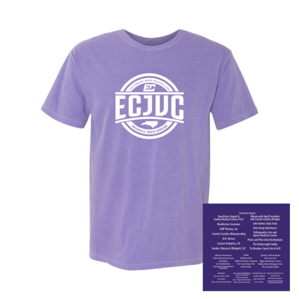 Alternative view of ECJVC | Sponsor Supported Design | Short-Sleeve Comfort Colors