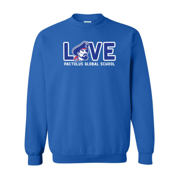 Pactolus Global | Love Design | Crewneck Sweatshirt