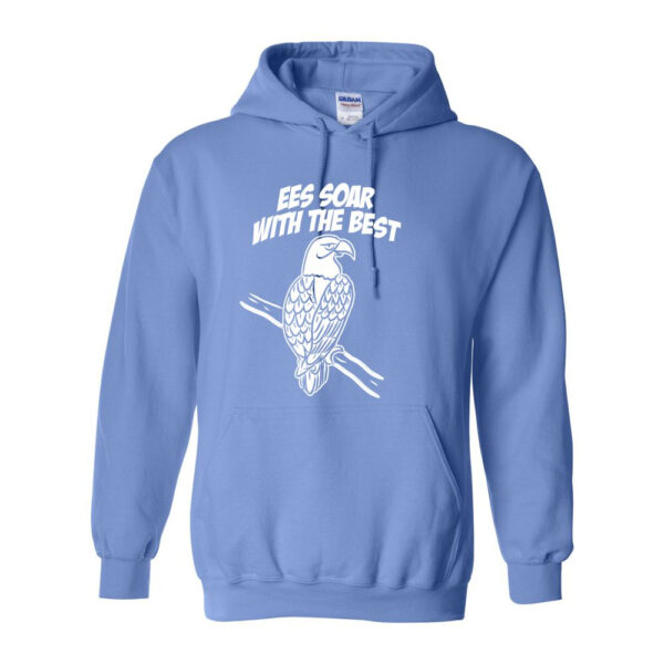 Alternative view of Soar With the Best | Eastern Elementary Cotton Hooded Sweatshirt | Multiple Colors
