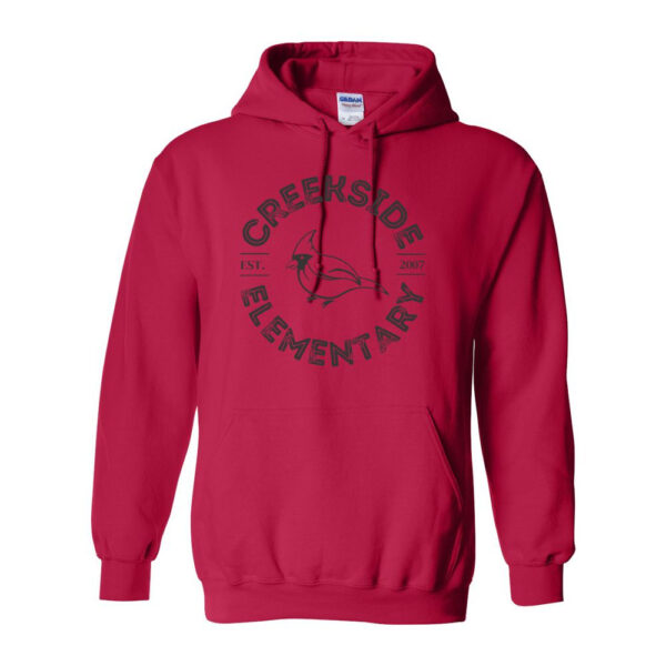 Creekside | Cotton Hooded Sweatshirt | Circle Design