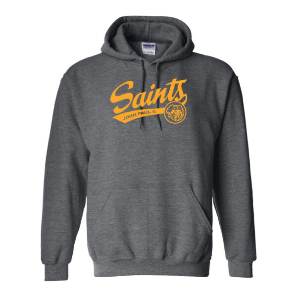 Alternative view of John Paul II | Saints Script | Cotton Hooded Sweatshirt | Multiple Colors