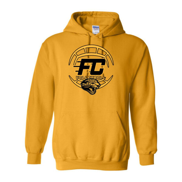 Alternative view of Farmville Central Volleyball | Hooded Sweatshirt
