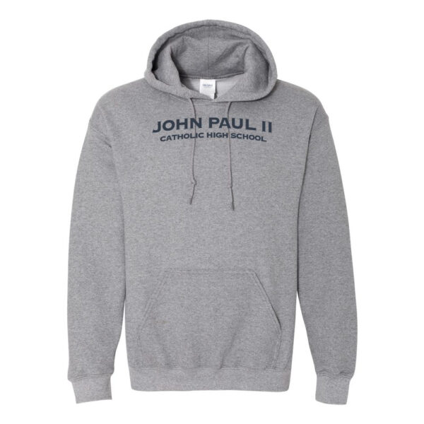 John Paul II | Word Arch | Cotton Hooded Sweatshirt | Multiple Colors