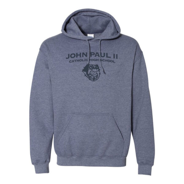 John Paul II | Mascot Arch | Cotton Hooded Sweatshirt | Multiple Colors