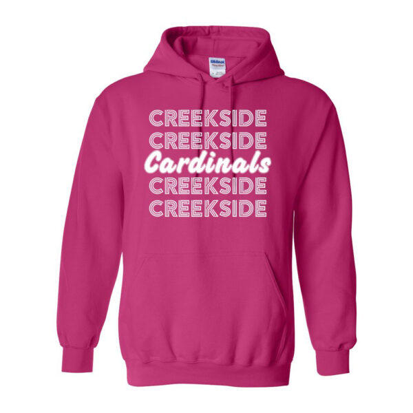 Alternative view of Creekside | Cotton Hooded Sweatshirt | Stack Design