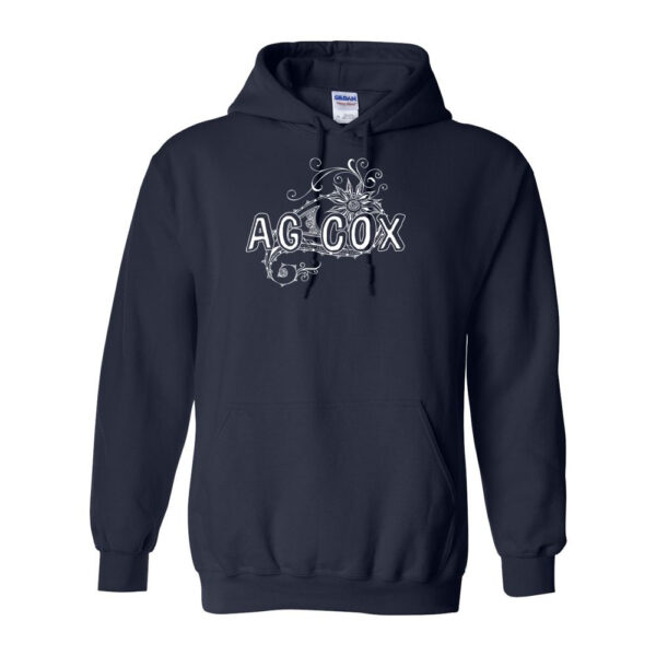 AG Cox Middle | Cotton Hooded Sweatshirt | Swirl Design