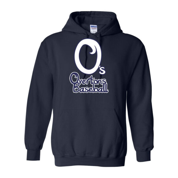 Overton's Baseball Cotton Hoodie | Cursive O Logo