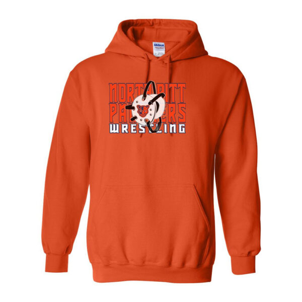 Alternative view of North Pitt Wrestling | Cotton Blend Hoodie