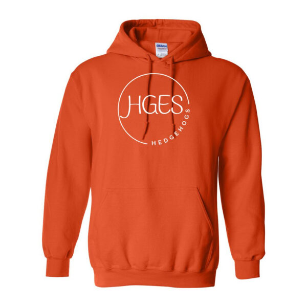 Alternative view of Holly Grove Elementary | HGES Design | Cotton Hooded Sweatshirt