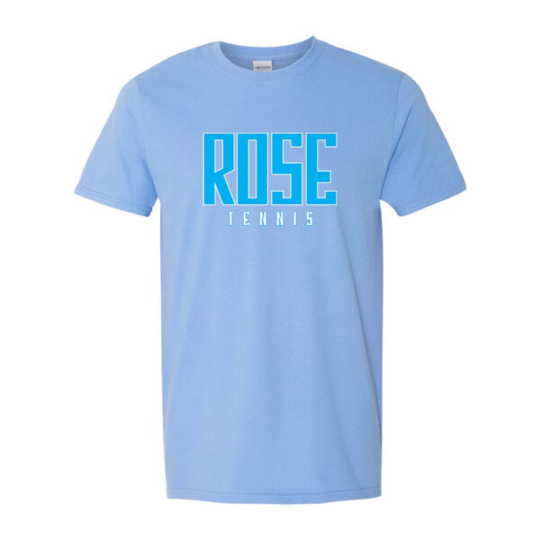 Alternative view of JH Rose Tennis | Word Logo | Cotton Tee | Multiple Colors