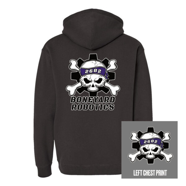 Alternative view of Boneyard Robotics | Midweight Hooded Sweatshirt