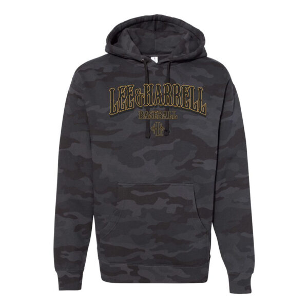Lee & Harrell Baseball | Word Arch Logo | Cotton Hooded Sweatshirt