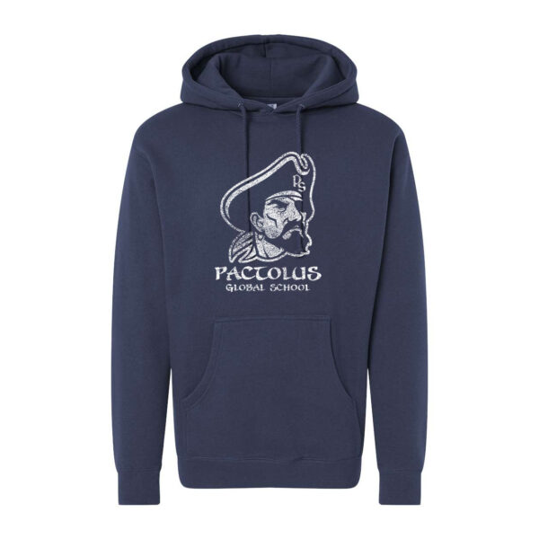 Alternative view of Pactolus Global | Distressed Pirate | Hodded Sweatshirt