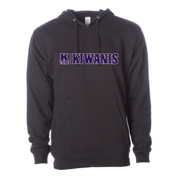 Alternative view of Kiwanis | Word Block | Cotton Hoodies