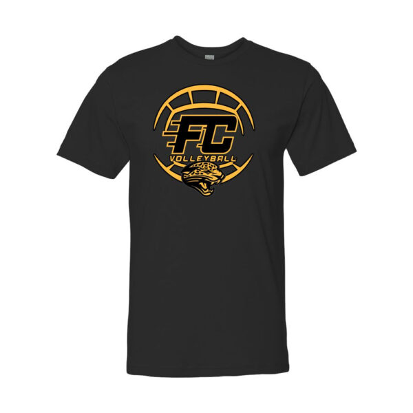 Alternative view of Farmville Central Volleyball | Cotton Tee | Multiple Colors