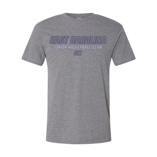 Alternative view of ECJVC | Word Logo Grey Logo | Cotton T-Shirt