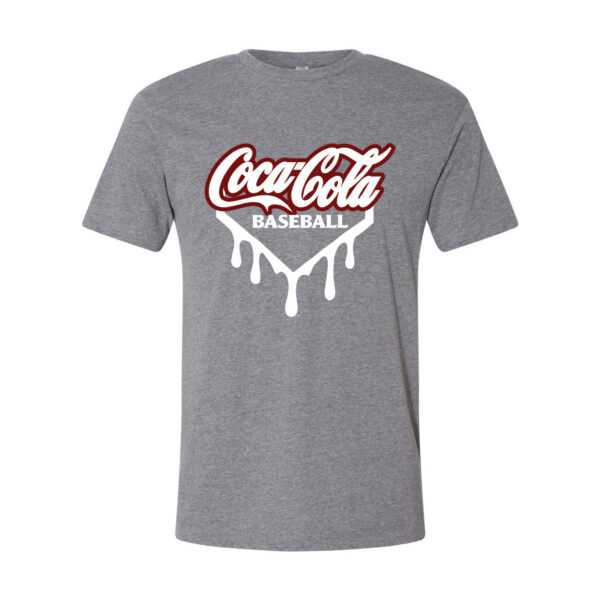 Alternative view of Coke Baseball | Drip Logo  | Cotton T-Shirt