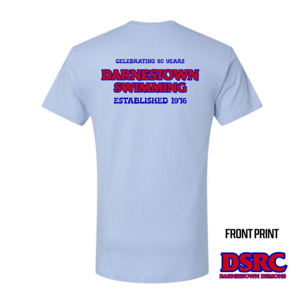 Darnestown Swim Team | Block Logo | Cotton T-Shirts Alternative view of Darnestown Swim Team | Block Logo | Cotton T-Shirts