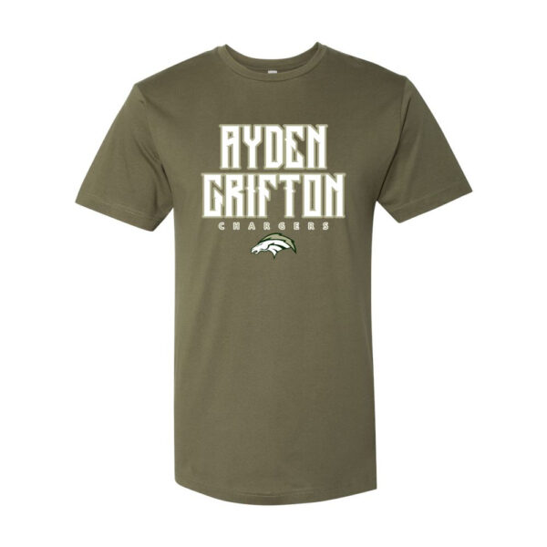 Alternative view of Ayden-Grifton HS | Word Design Logo | Short-Sleeve Tee