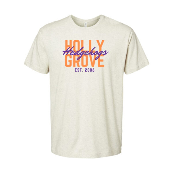 Alternative view of Holly Grove Elementary | Script Design | Cotton T-Shirt