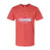 Darnestown Swim Team | Block Logo | Cropped Muscle Racerback Tank Top