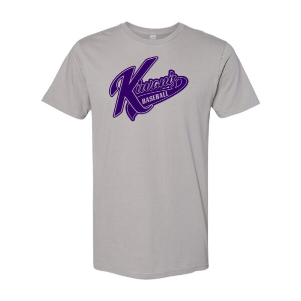 Alternative view of Kiwanis | Purple Script | Cotton Tee