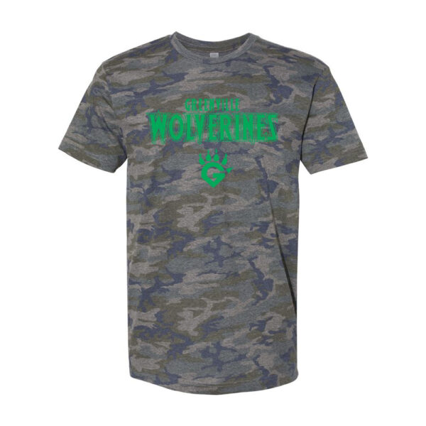 Alternative view of Greenville Wolverines | Cotton Tee | Word Logo